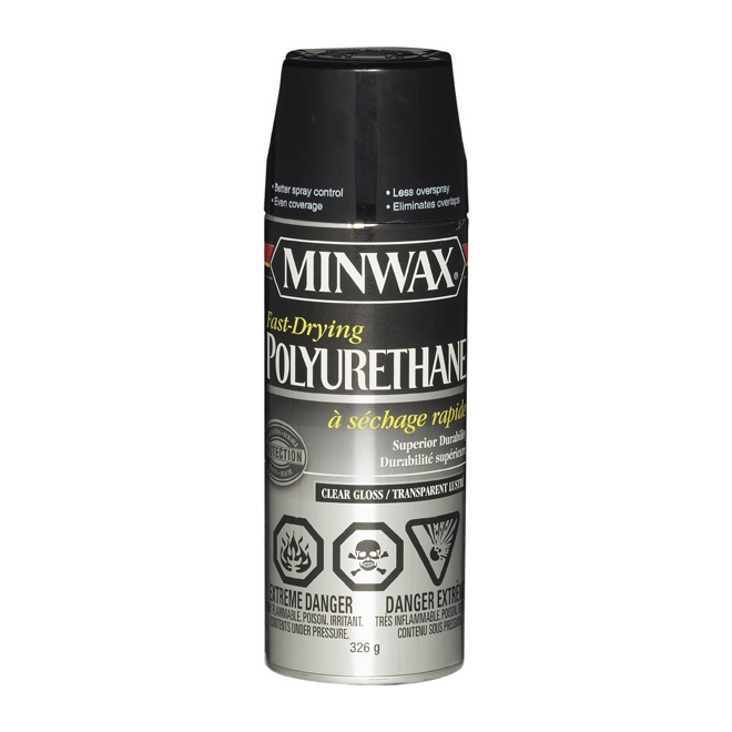 MINWAX AEROSOL VARNISH POLYURETH. GLOSSY 326GR