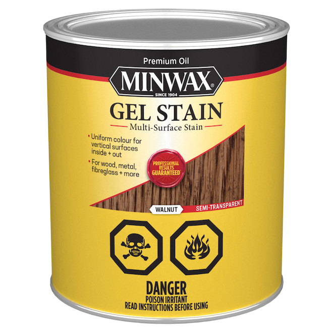 MINWAX GEL STAIN WALNUT 946ML