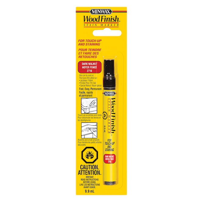 MINWAX STAIN STAIN MARKER OIL BASED DARK WALNUT 9.9ML