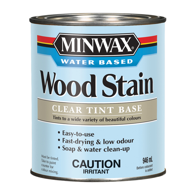MINWAX CLEAR BASE STAIN WATER BASE 858ML