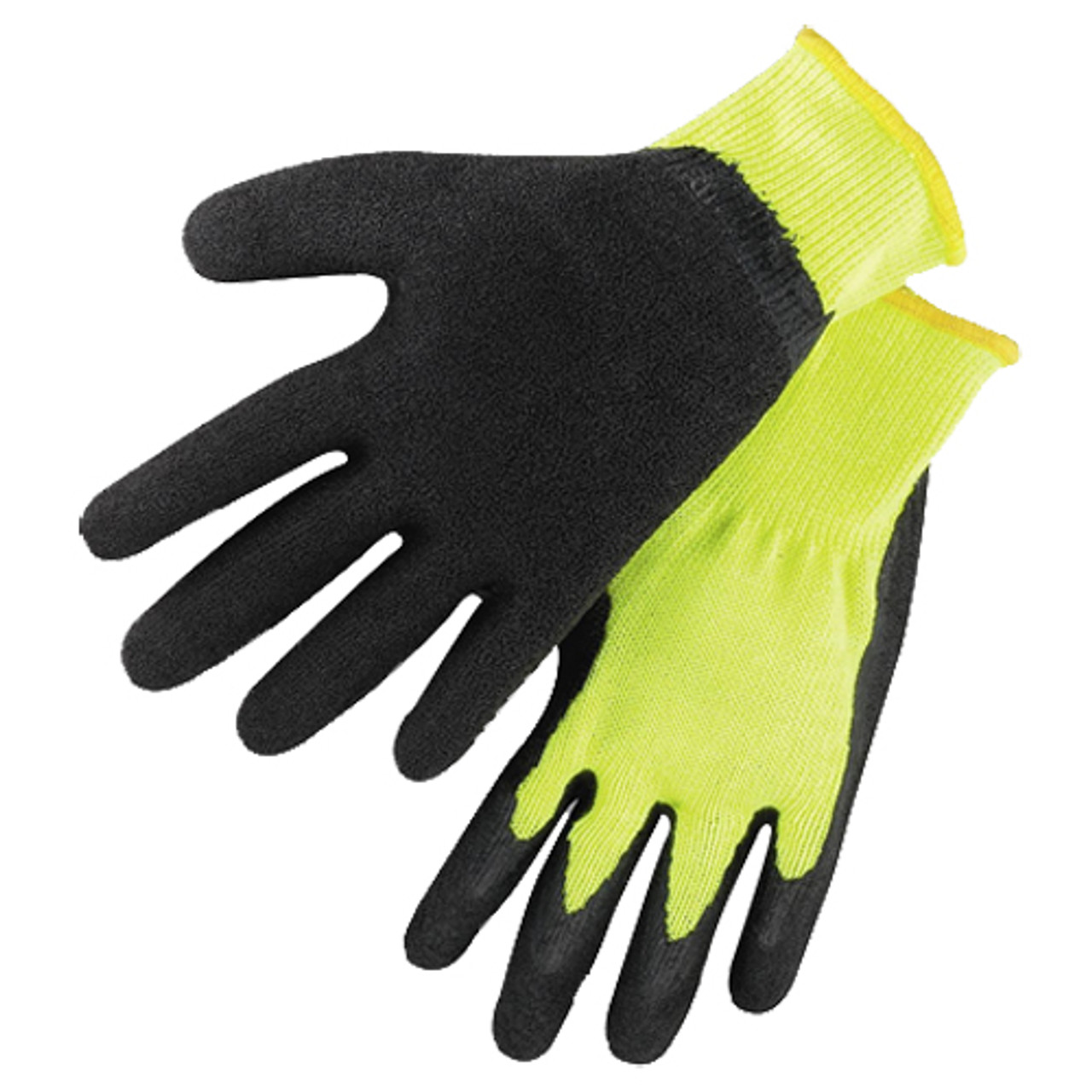 TERRATUFF LATEX GLOVE YLW LG