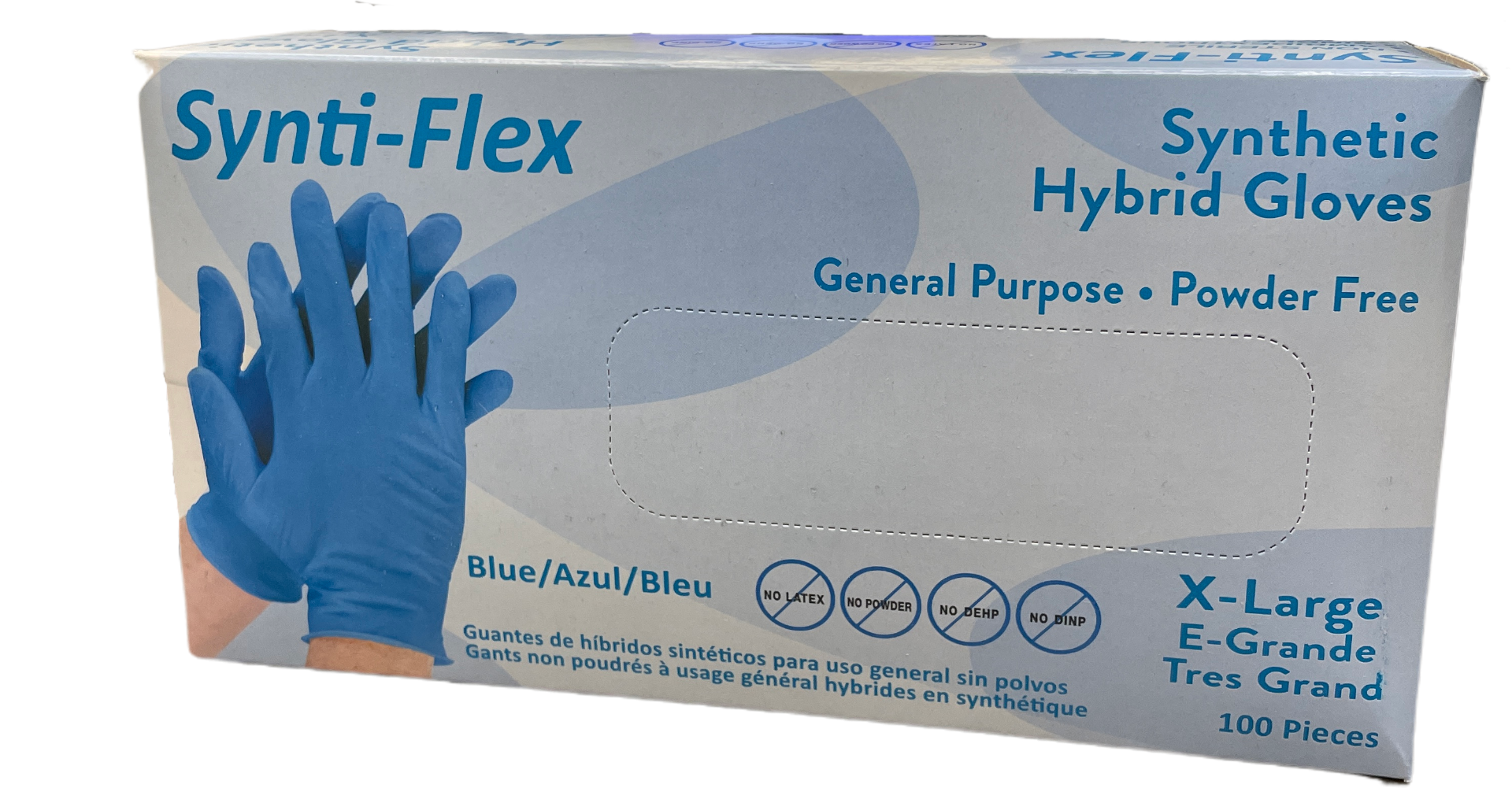 SYNTI-FLEX DISP GLOVES MD 100PK