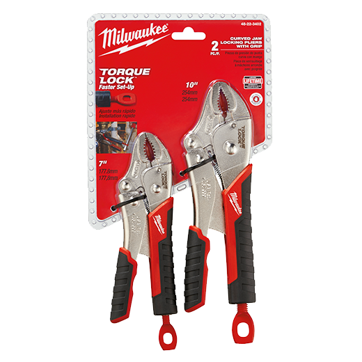 MILW PRO LOCKING PLIERS 7/10" 2P