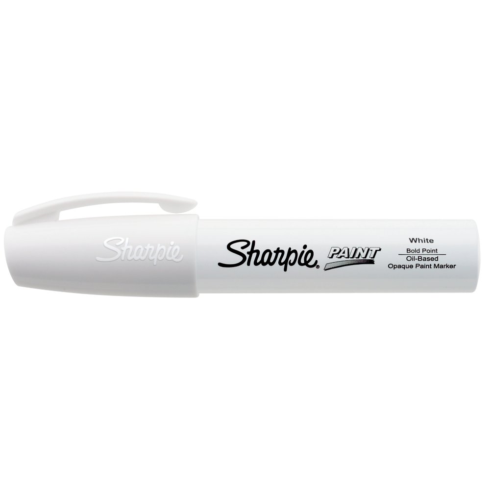 SHARPIE PAINT MARKER BOLD WHITE