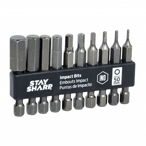 EAB IR HEX HEAD BITS METRIC 10PC