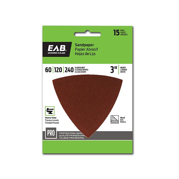 EAB OSC SANDPAPER WOOD AST 15P