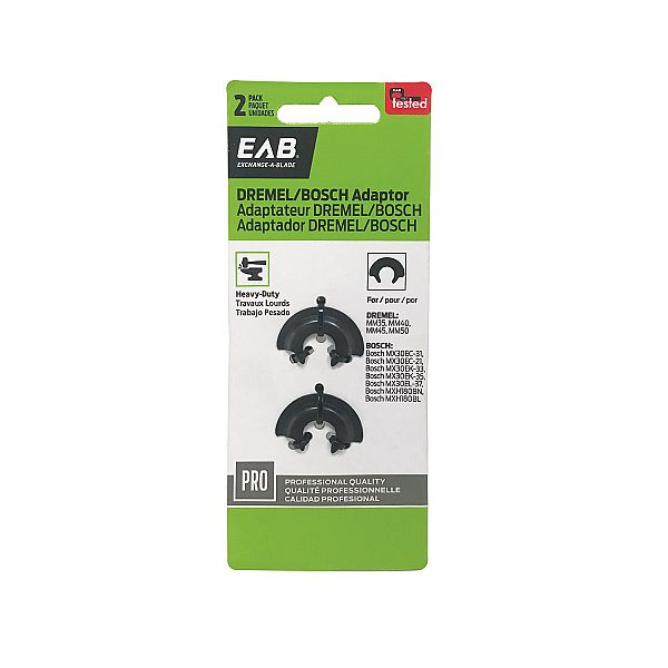 EAB OSC BOSCH DREMEL ADAPTER 2PC
