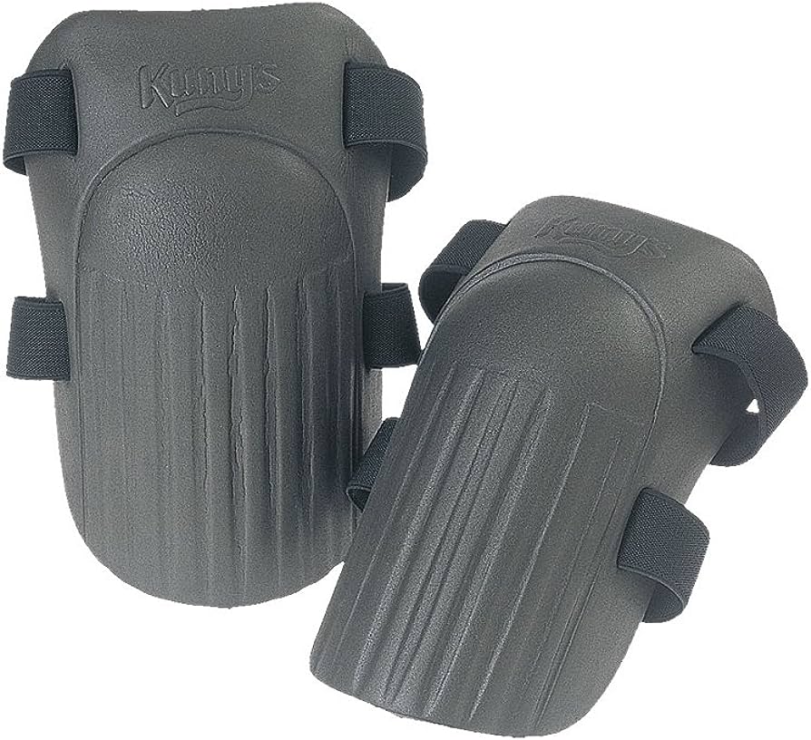 KUNY'S WORKING KNEE PADS RUBBER FOAM BLACK