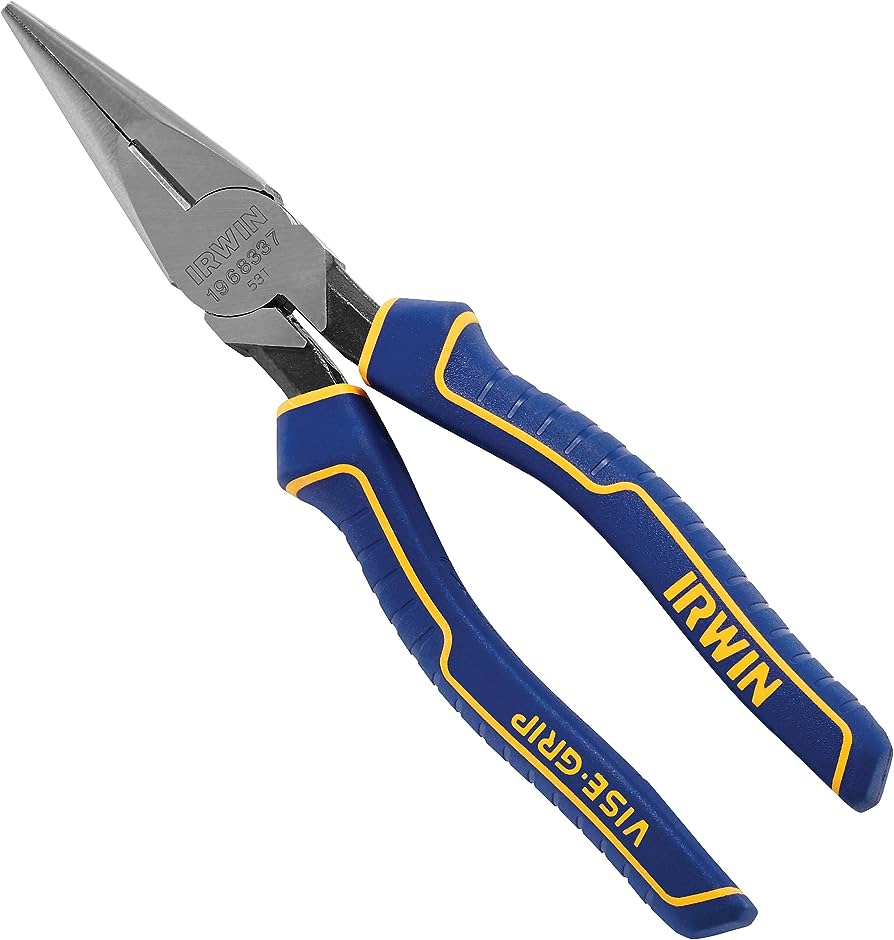 IRWIN LN NEEDLE NOSE PLIERS 8"