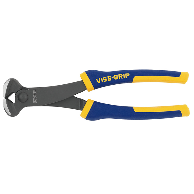 IRWIN END CUTTING PLIERS 8"