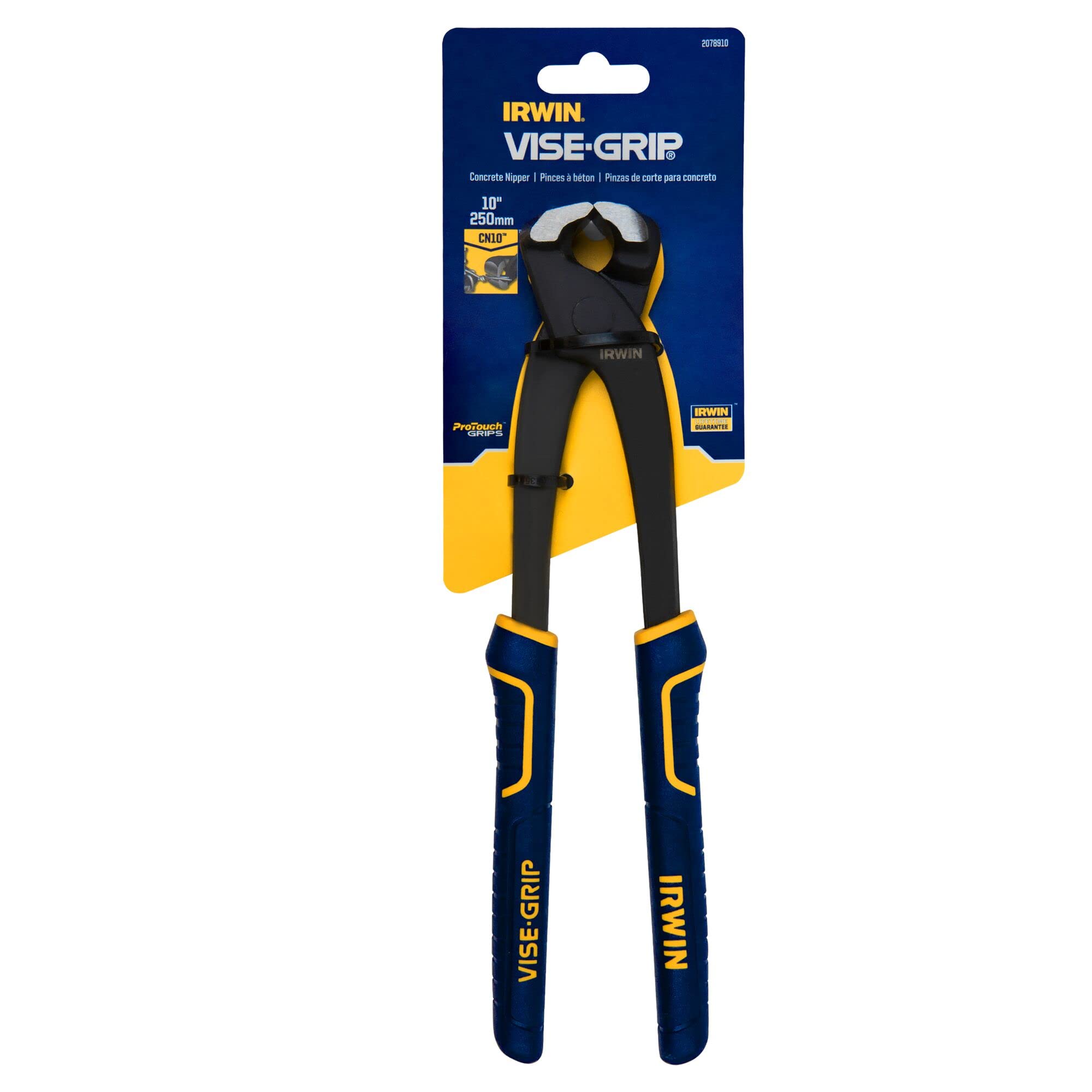IRWIN CONCRETE NIPPERS 10"