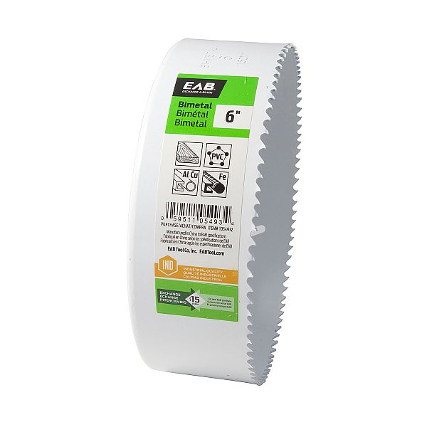 EXCHANGE-A-BLADE HOLE SAW BI-METAL 6"