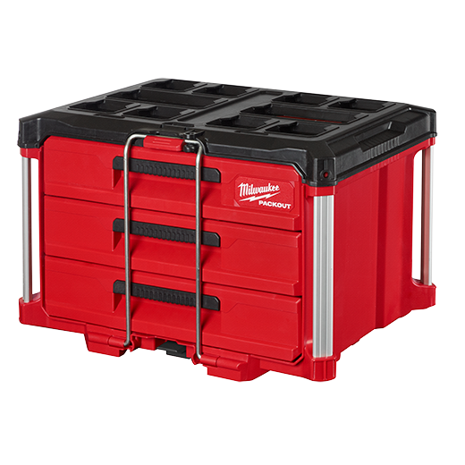 MILW PACKOUT 3 DRAWER TOOL BOX