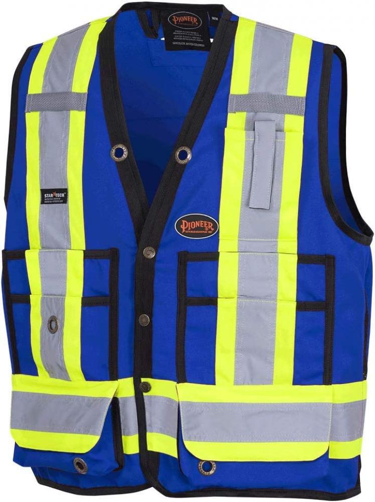 SAFETY VEST HI-VIS ROYAL BLUE 2X