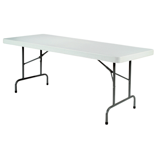 GSC Technologies FOLDING BANQUET TABLE RESIN/METAL WHITE 30x72"