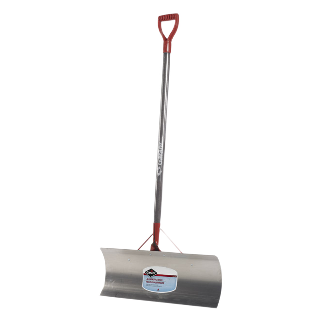 GARANT SNOW PUSHER ALUMINIUM GREY 24x10"