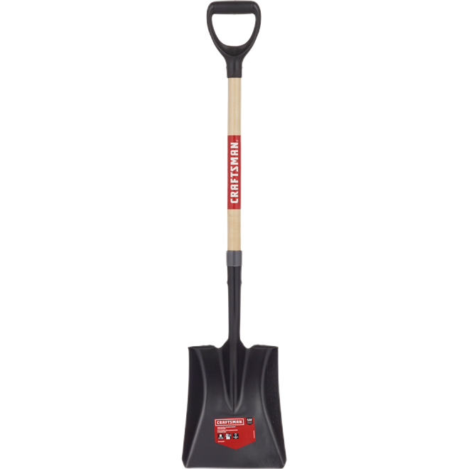 CRAFTSMAN SQUARE SHOVEL TREMP.STEEL BLACK 43"