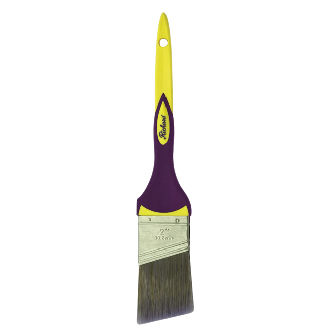 RICHARD ANGLED PAINT BRUSH POLYESTER MAUVE/YW 2"