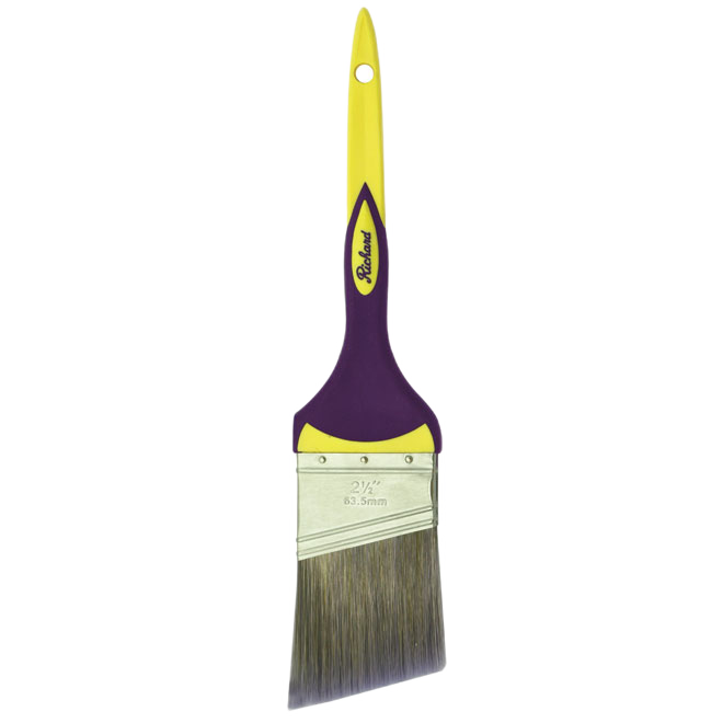 RICHARD ANGLED PAINT BRUSH POLYESTER MAUVE/YW 2 1/2"