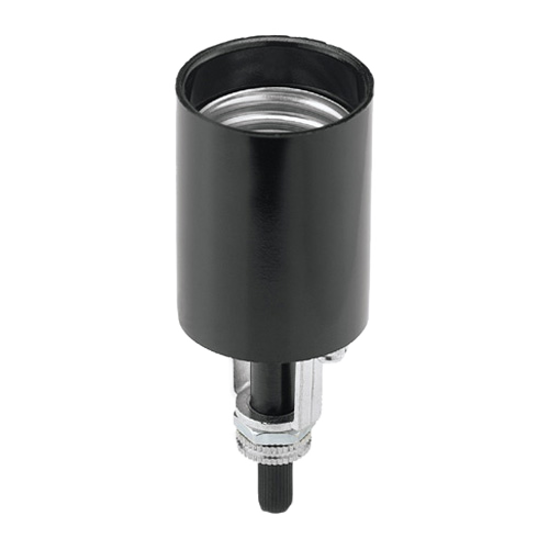 LAMPHOLDER TURNKN METAL BLACK 660Wx250V