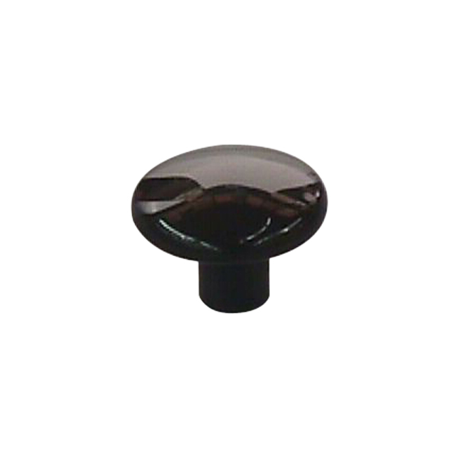 RICHELIEU VILLERAY CABINET KNOB PLASTIC BLACK 1 1/4"x1/PK