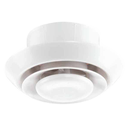 IMPERIAL WITH COLLAR AIR DIFFUSER PLAST/ROUND WHITE 4"