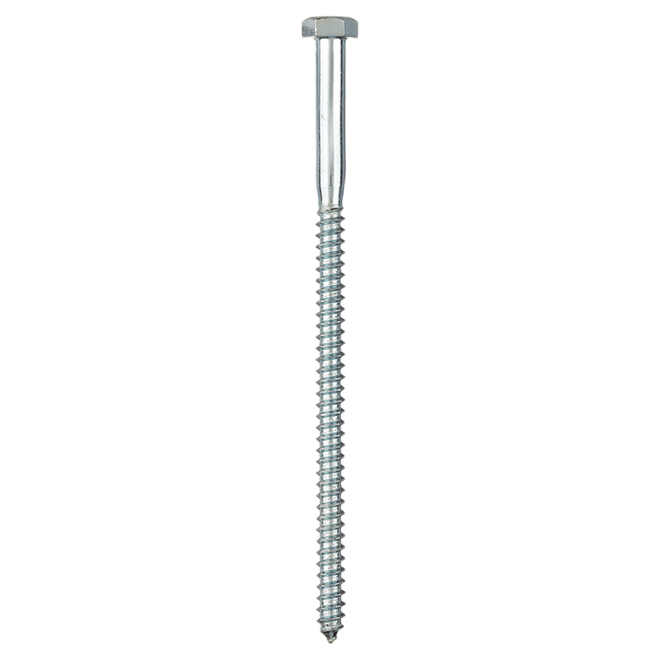 RELIABLE HEX.HEAD LAG SCREW STEEL ZINC 5/16x6"x50BX