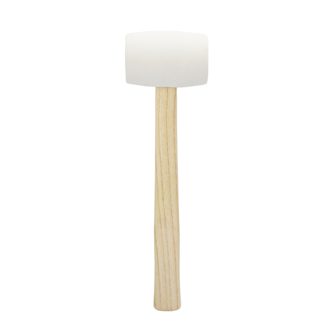 WORKPRO RUBBER MALLET WHT 16OZ
