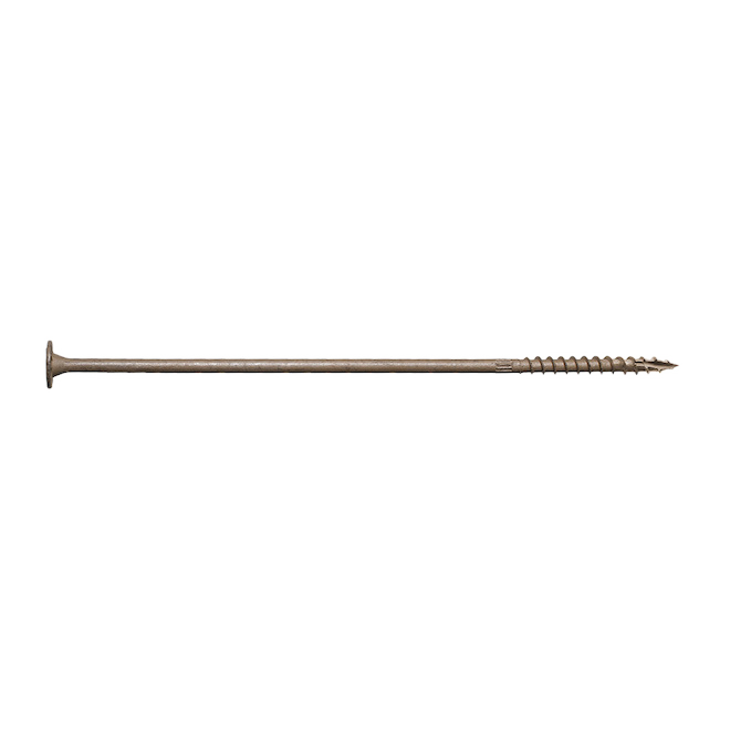 SIMPSON STRONG-TIE EXT STRUCTURAL SCREW STEEL TAN 0.22x10"