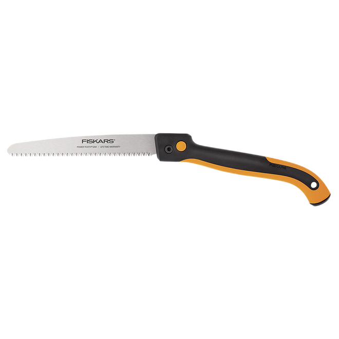 FISKARS FOLDING SAW BK/ORANGE 25CM