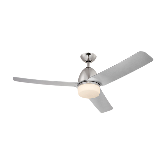 WESTINGHOUSE DELANCEY LED CEILING FAN STEEL BRUS.CHROME 52"-