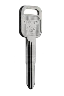 CAR KEY BLANK ISUZU B74 (X198)