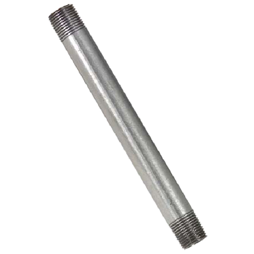 AQUA-DYNAMIC THREADED NIPPLE GALVANIZED STEEL GALVANIZED 1/4x4"