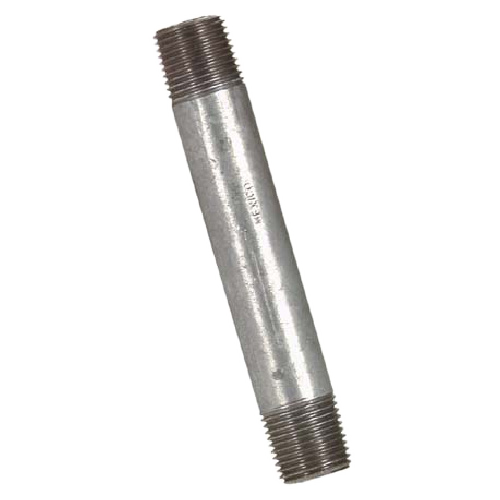 AQUA-DYNAMIC THREADED NIPPLE GALVANIZED STEEL GALVANIZED 3/8x4"