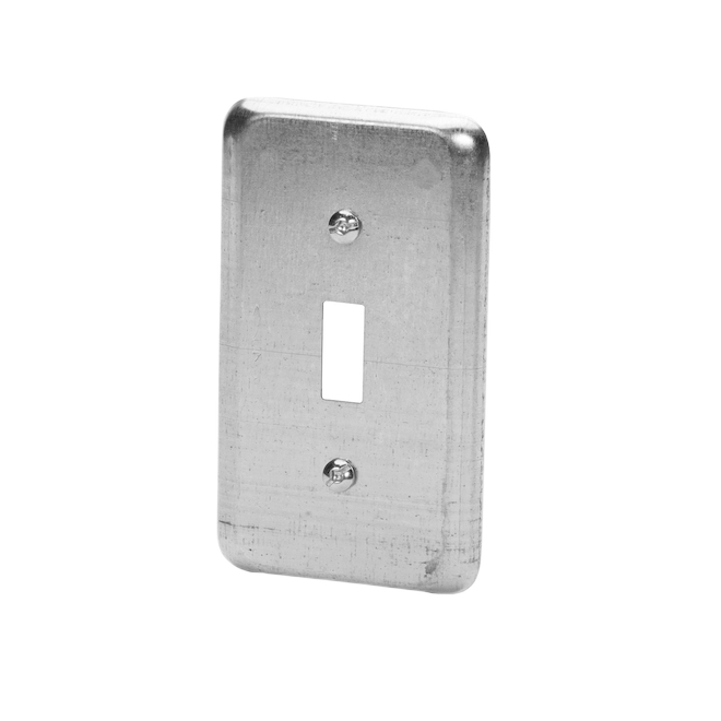 IBERVILLE FR TOGGLE SW BOX COVER METAL GREY 4x2 3/8"