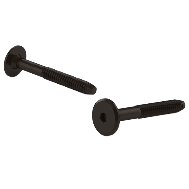 RELIABLE FINE THREAD FURNITURE ASSEMBLY STEEL NICKEL 1/4-20x50MMxBX1