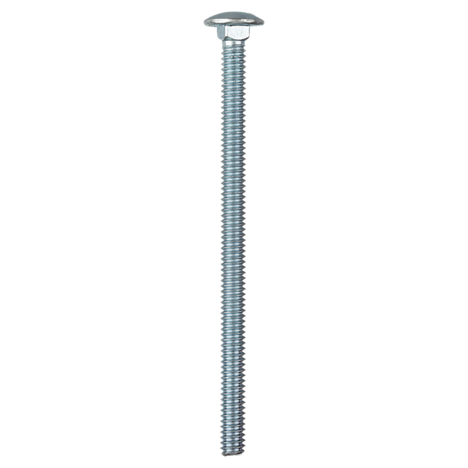 RELIABLE WITHOUT NUT CARRIAGE BOLT STEEL ZINC 1/4-20x4"x50BX