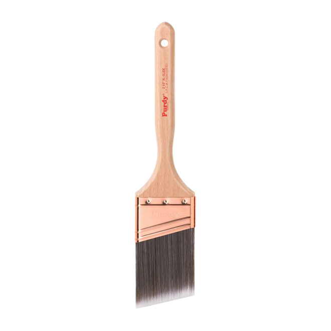 PURDY XL-GLIDE ANG.BRUSH 2.5" NYLON/POLY NATURAL 2.5x9/16x2 11/16"