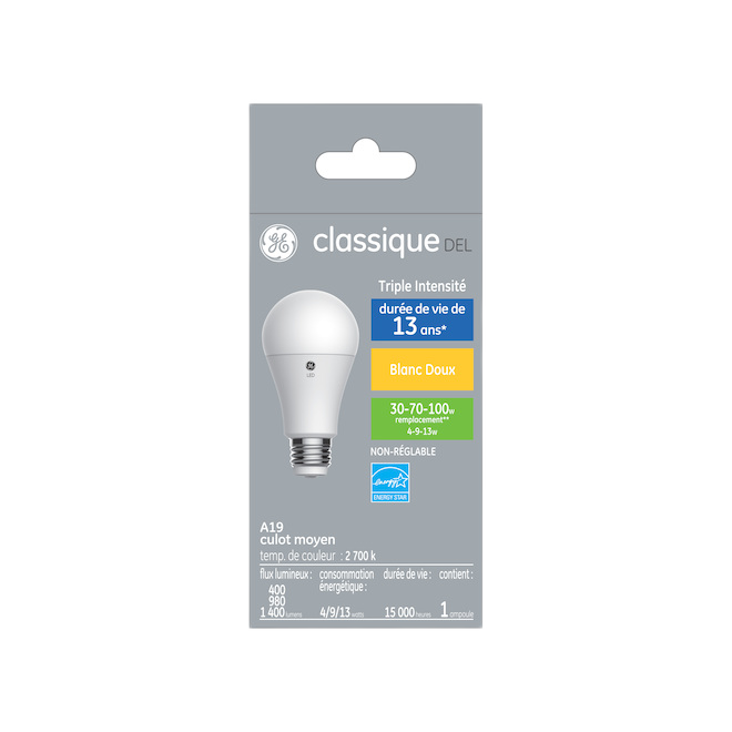 GE A19 LED BULB SOFT WHITE 30W-70W-100W