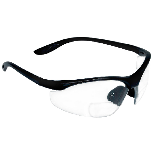 DEGIL SAFETY CLEAR LENS SAFETY GLASSES POLYCARBONAT BLACK