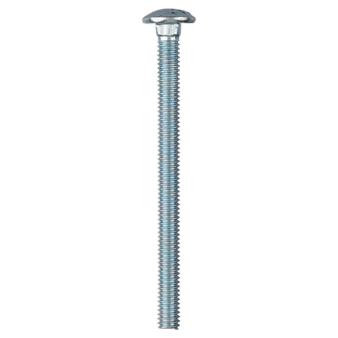 RELIABLE WITHOUT NUT CARRIAGE BOLT STEEL ZINC 5/16-18x4"x50BX