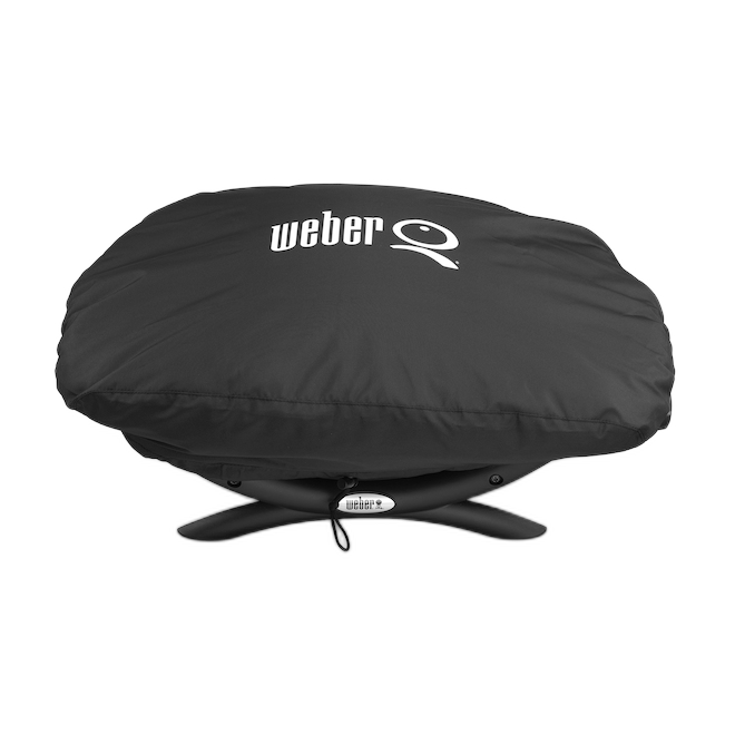 WEBER Q1000 BBQ COVER POLYESTER BLACK 17.3"x26.3"x12.4"