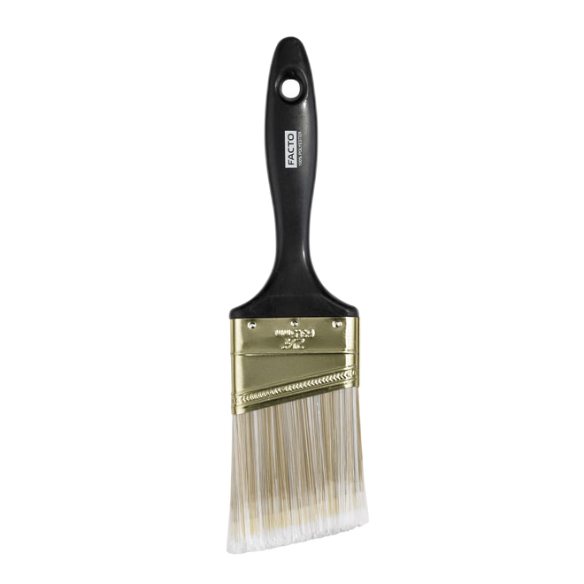 FACTO POLY/NYLON ANG.PAINT BRUSH PLAS/POL/NYL BLACK 63MMx2 1/2"