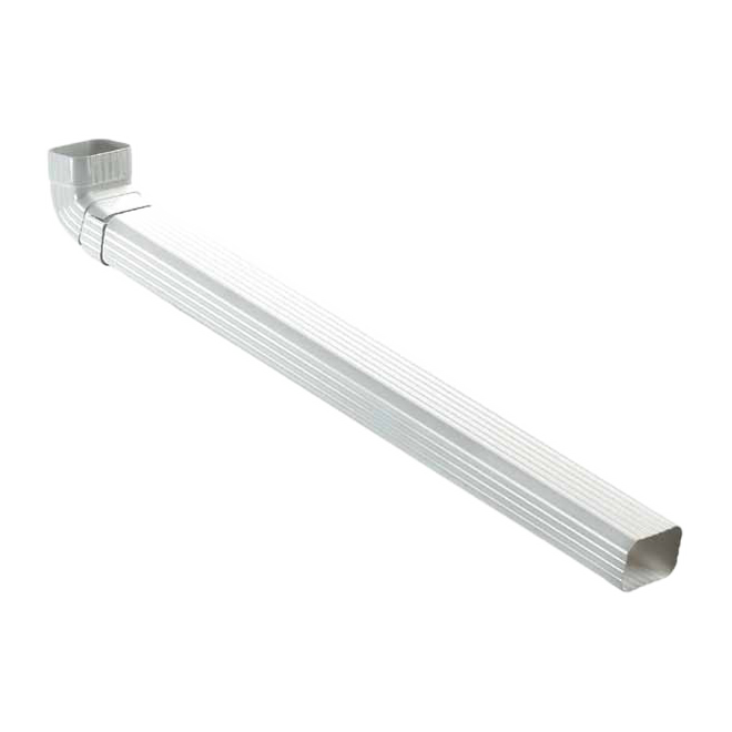 TUFFKITS CLIP UP DOWNSPOUT DIVERTER VINYL WHITE