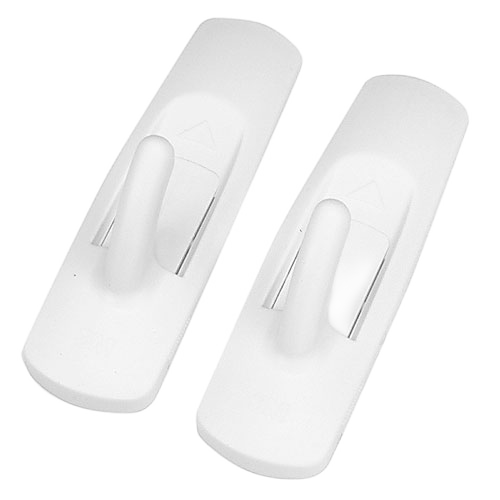 COMMAND REUSABLE S-ADHESIVE HOOK PLASTIC WHITE MOYENXCR/2