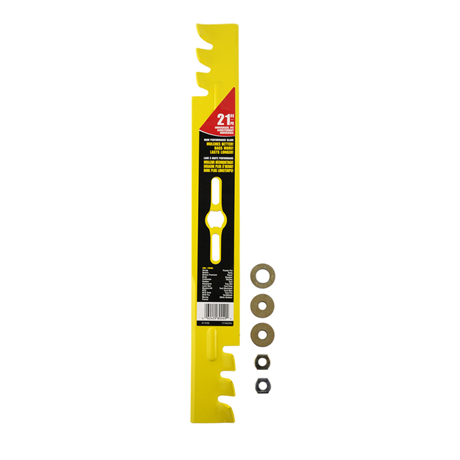 XTREME UNIVERSAL LAWN MOWER BLADE STEEL YELLOW 21"