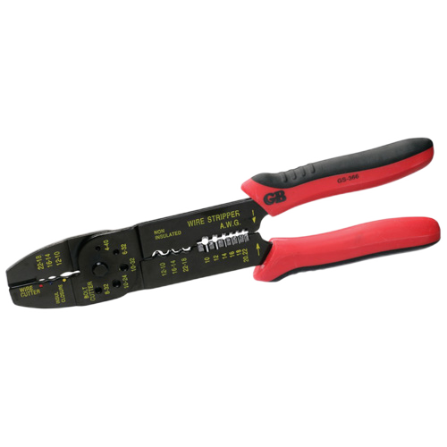 GARDNER BENDER MUTLI-PURPOS STRIPPER/CRIMPER PLASTIC/META RED