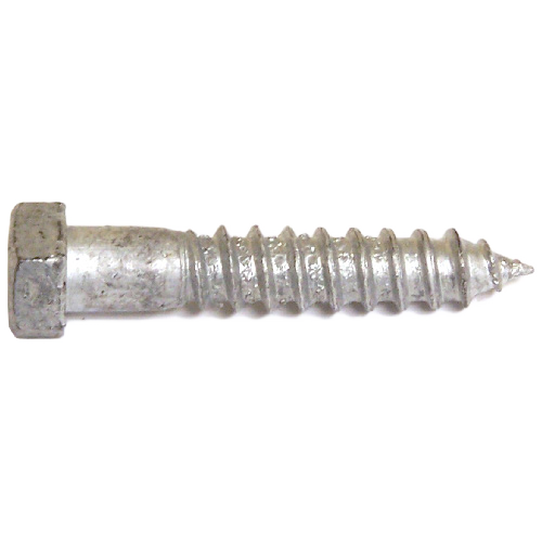 RELIABLE HEX.HEAD LAG SCREW GALV.STEEL GALVANIZED 1/4x2 1/2"xBX/50