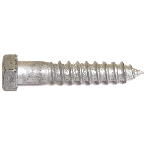 RELIABLE HEX.HEAD LAG SCREW GALV.STEEL GALVANIZED 1/4x3"xBX/50