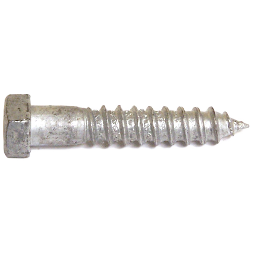 RELIABLE HEX.HEAD LAG SCREW GALV.STEEL GALVANIZED 1/4x3 1/2"xBX/50